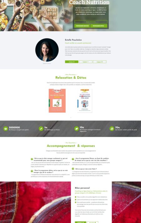 Création site web pour coach